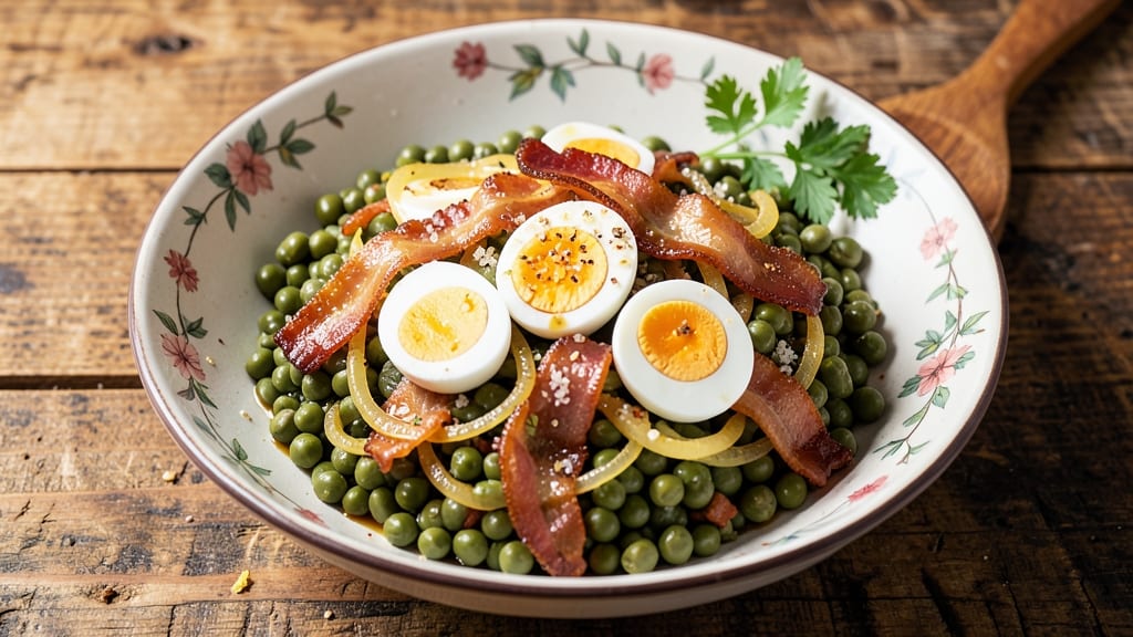 Southern Pea Salad Recipe with Egg and Bacon: Smoky, Crunchy, and Protein-Packed Bowl