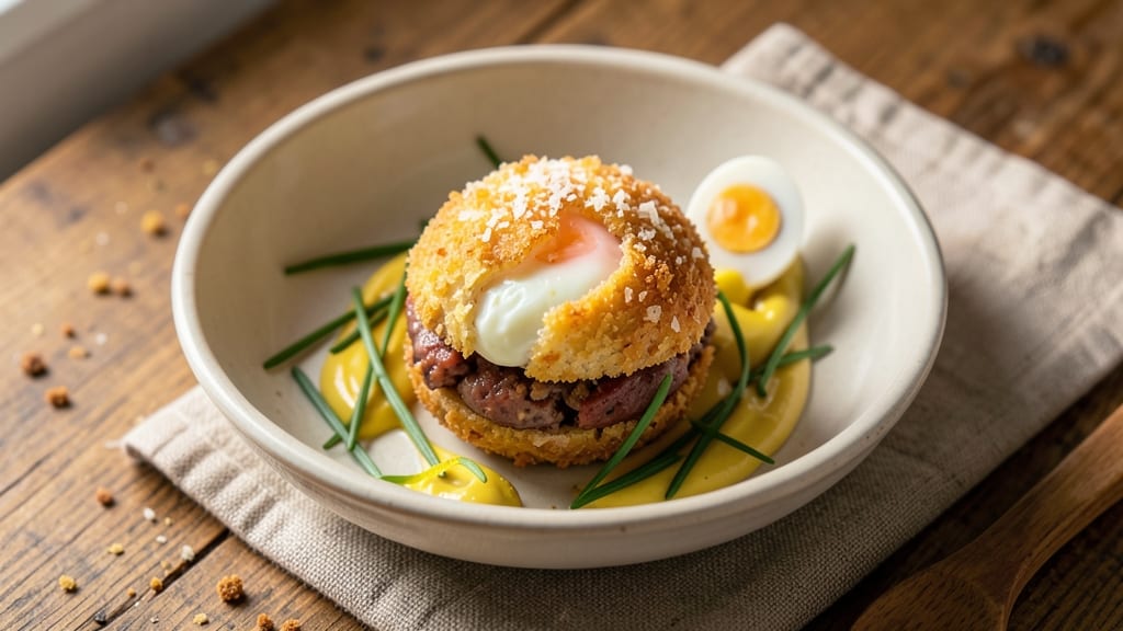 Traditional Scotch Egg Recipe with Sausage: Crispy Panko Crust and Juicy Centers