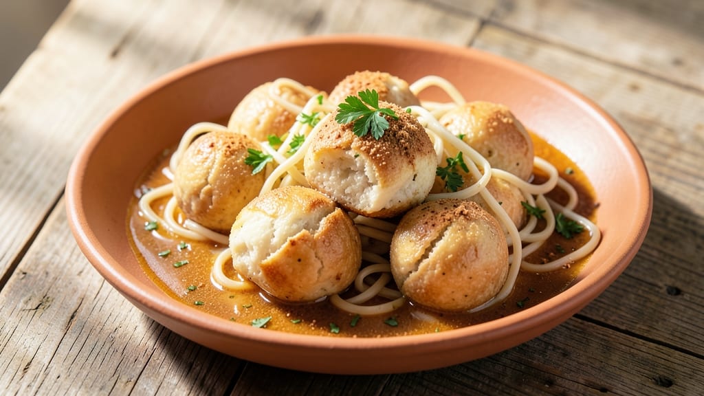 Slovak Egg Balls Recipe: Pan-Fried Cheese and Herb Dumplings