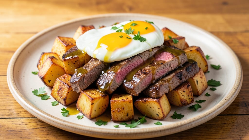 Tuna Egg Potato Recipe: Crispy Hash with Flaky Egg Whites