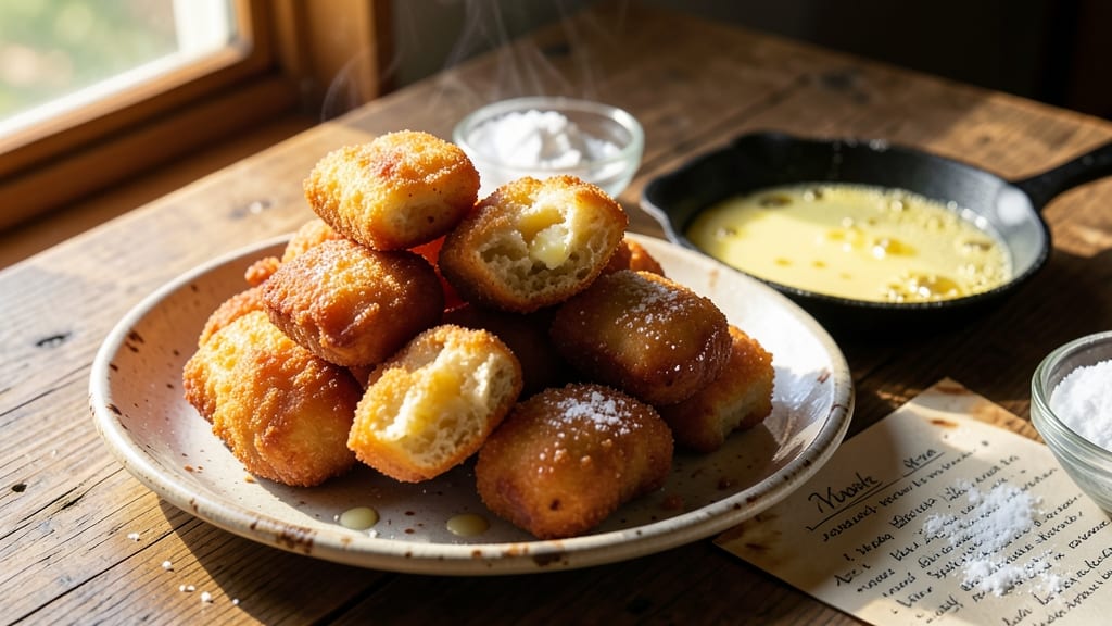 Another Broken Egg Beignets Recipe: Crispy Shells With Perfectly Runny Yolk Hearts