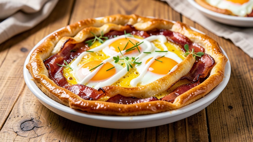 Bacon & Egg Pie Recipe NZ: Crispy Pastry Hugs Smoky Breakfast Filling