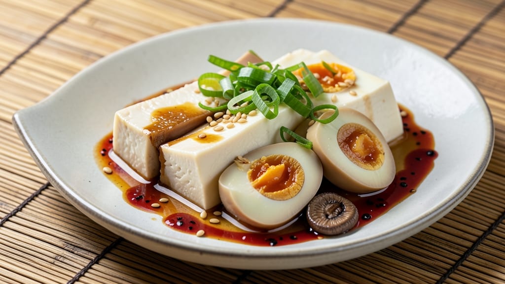 Steam Tofu With Salted Egg Recipe: Silky Silken Blocks and Savory Yolk Bites