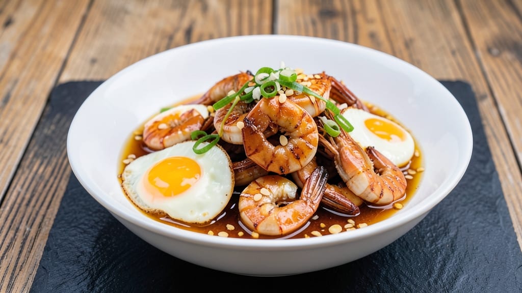 Shrimp With Egg Filipino Recipe: Crispy Garlic Shrimp and Silky Yolk Fusion
