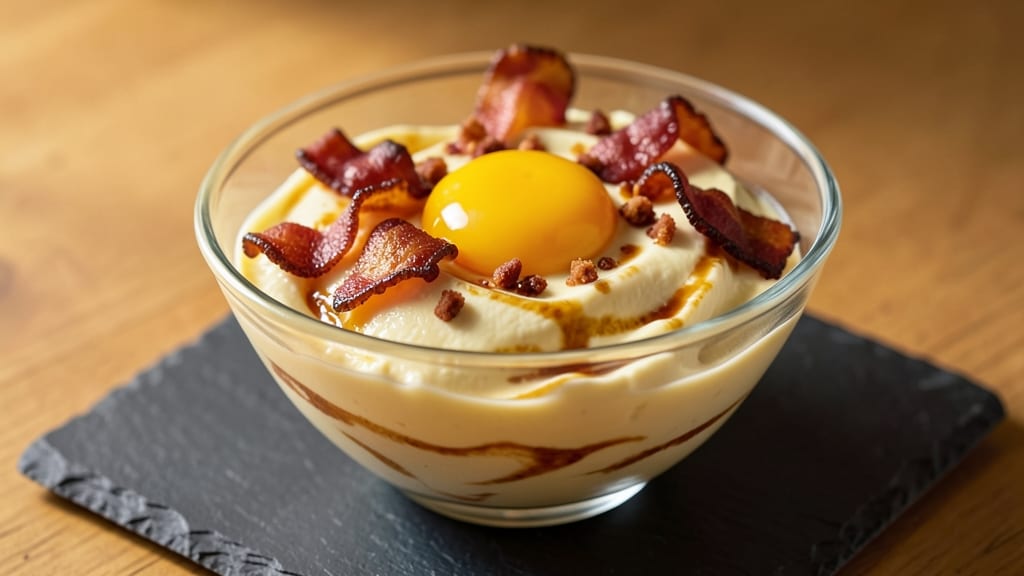 Bacon and Egg Ice Cream Recipe: Smoky-Sweet Swirls With Crispy Bits
