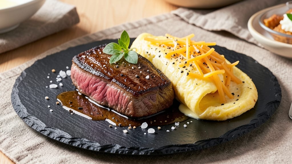 Steak and Egg Omelette Recipe: Savory Protein-Packed Breakfast in One Pan