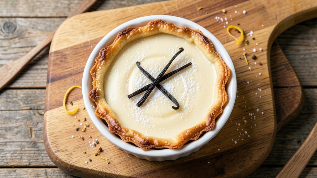 Small Egg Custard Tarts Recipe: Buttery Crust With Silky Vanilla Custard Hearts