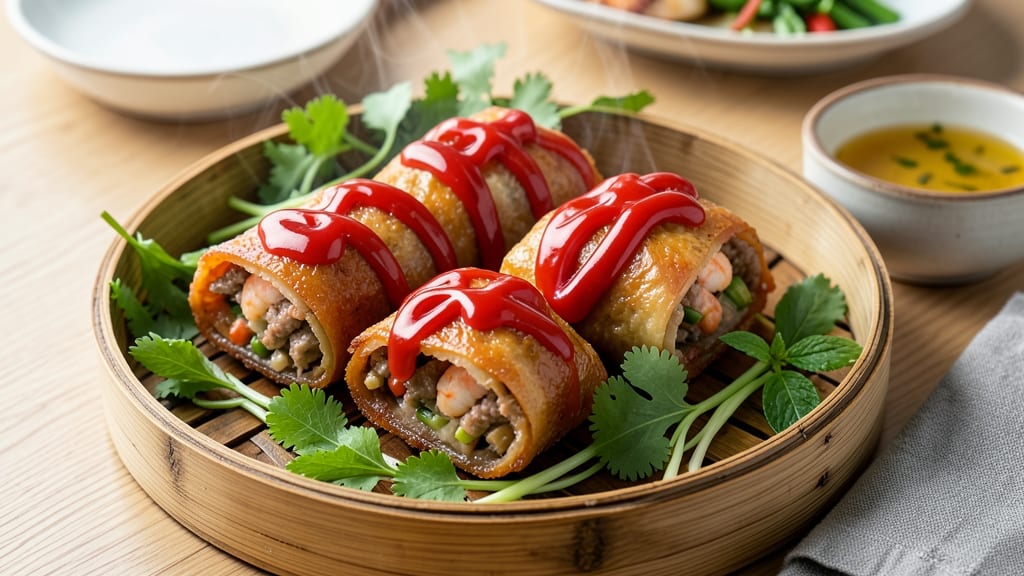 Vietnamese Pork and Shrimp Egg Rolls Recipe: Crispy Wraps With Fragrant Lemongrass and Fish Sauce Kiss