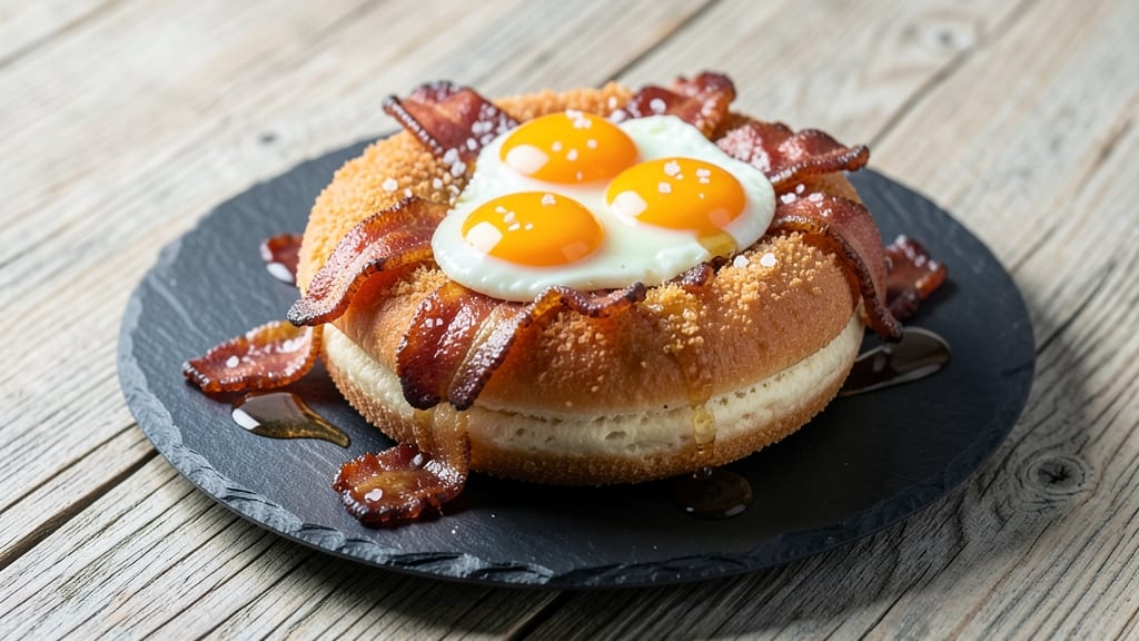 Bacon and Egg Don Recipe: Crunchy Tortilla Shells With Foil-Sealed Yolk Brilliance