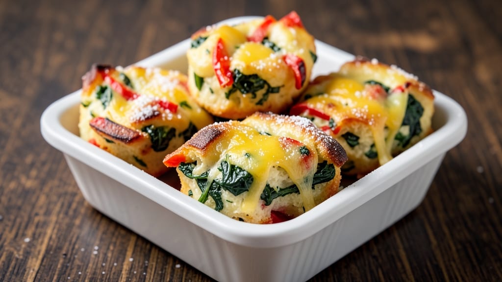 Three Bridges Spinach and Bell Pepper Egg Bites Recipe: Microwave Mug Magic