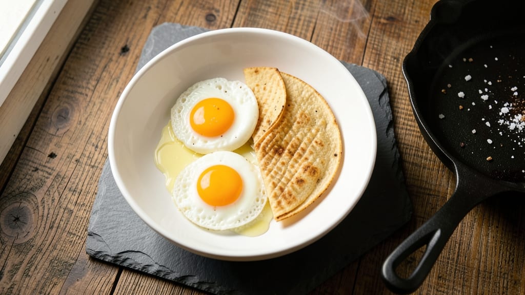 8 Minute Egg Recipe: Silky Yolk and Crispy Tortilla Hugs