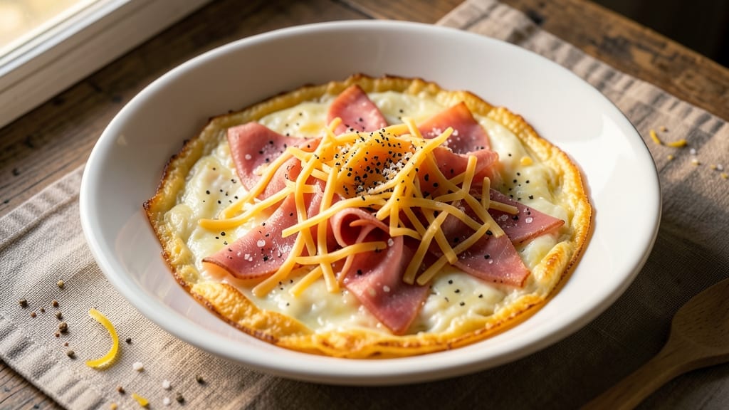 3 Egg Ham and Cheese Omelette Recipe: Fluffy Layers and Melty Cheese Harmony