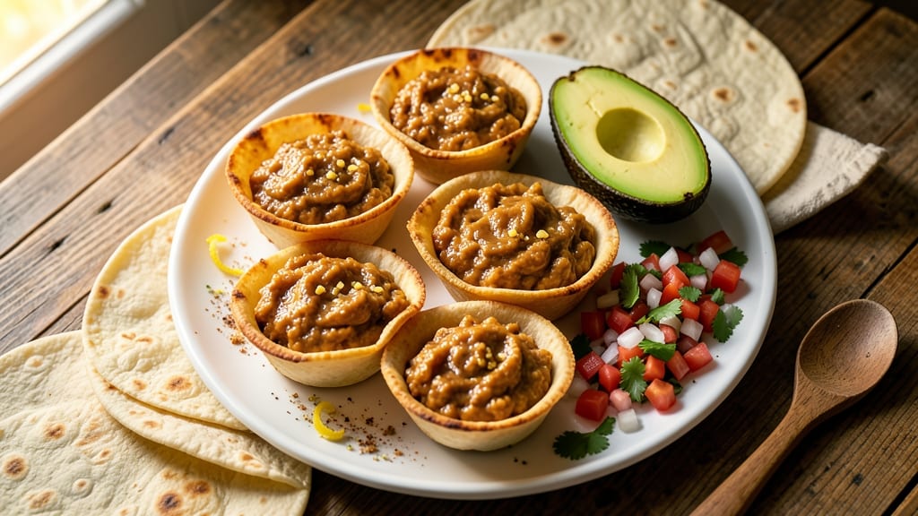 Scrambled Egg Tacos Recipe: Crispy Tortilla Cups With Savory Yolk Heart