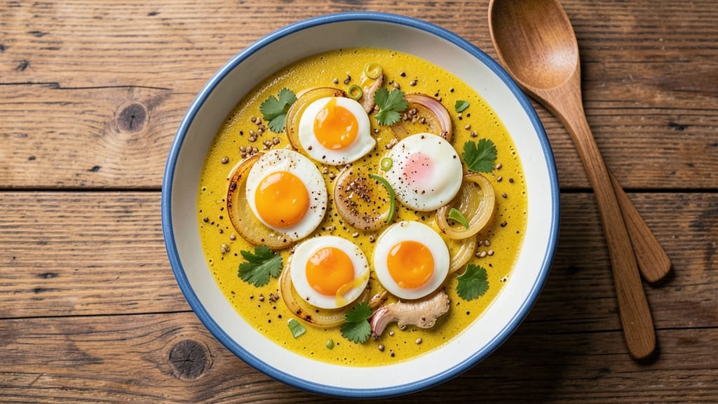 Yellow Egg Curry Recipe: Turmeric-Infused Comfort with Runny Yolk Magic