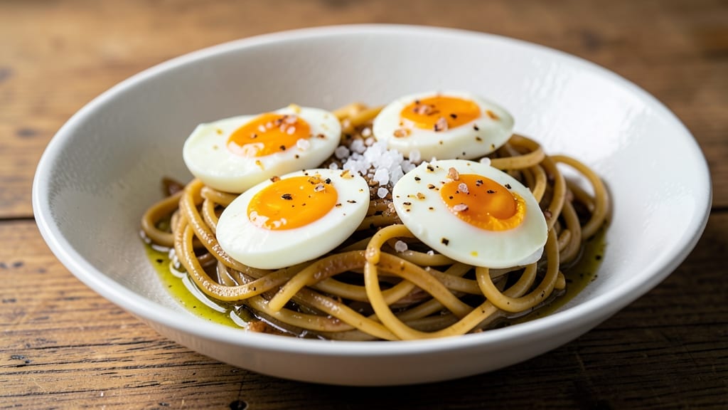 Trader Joe's Gluten Free Egg Fettuccine Pasta Recipe: Al Dente Twist With Soft-Cooked Egg Ribbons