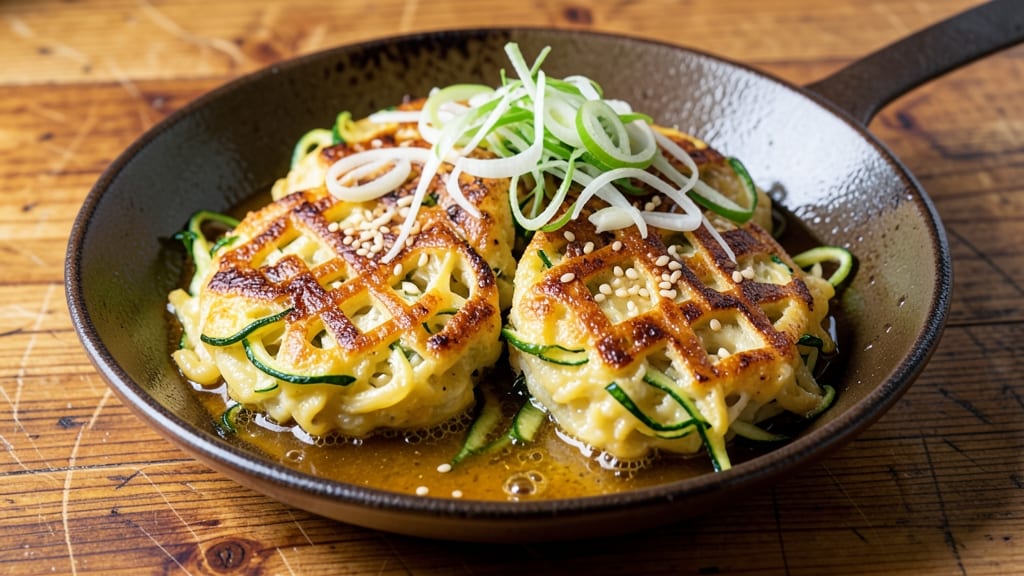Zucchini Egg Foo Young Recipe: Wok-Heated Crispy Edges and Silky Egg Ribbons