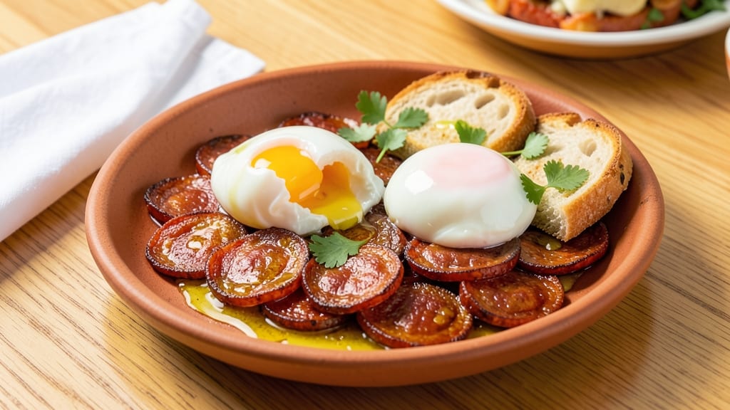 Baked Egg and Chorizo Recipe: Smoky Chorizo Crust with Silky Yolk Magic