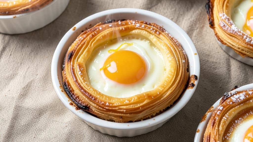 Authentic Hong Kong Egg Tarts Recipe: Flaky Pastry Hugging Silky Custard