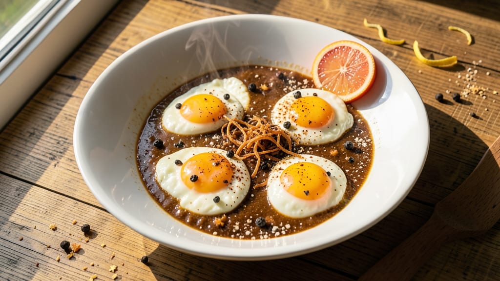 Turkish Egg Breakfast Recipe: Crispy Tortilla Cups with Spiced Yolk Brilliance