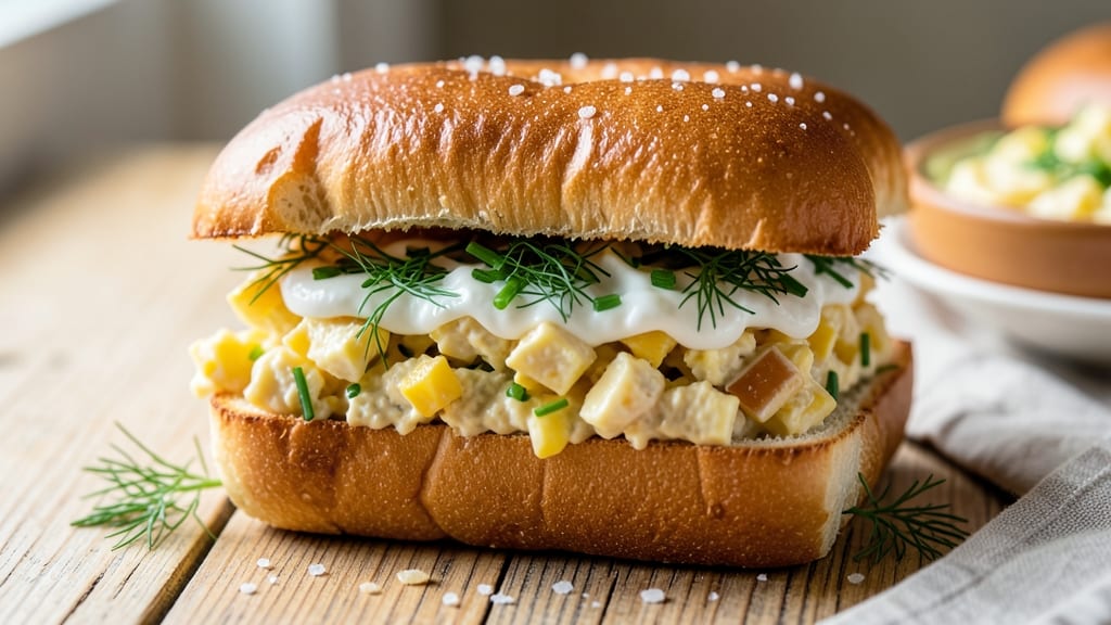 Tasty Egg Salad Sandwich Recipe: Crispy Bread Crunch Meets Creamy Yolk Magic