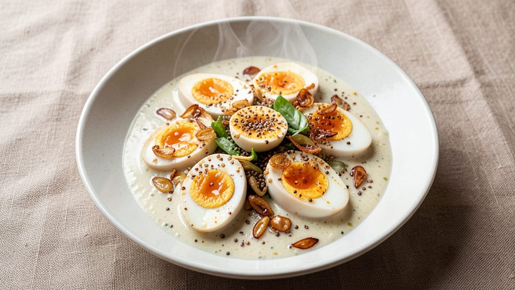 Thick Egg Curry Recipe: Rich Coconut and Spice-Packed Breakfast Bowl
