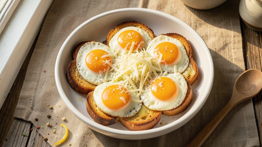 Slice Bread and Eggs Recipe: Crispy-Topped Breakfast Sandwiches in 10 Minutes
