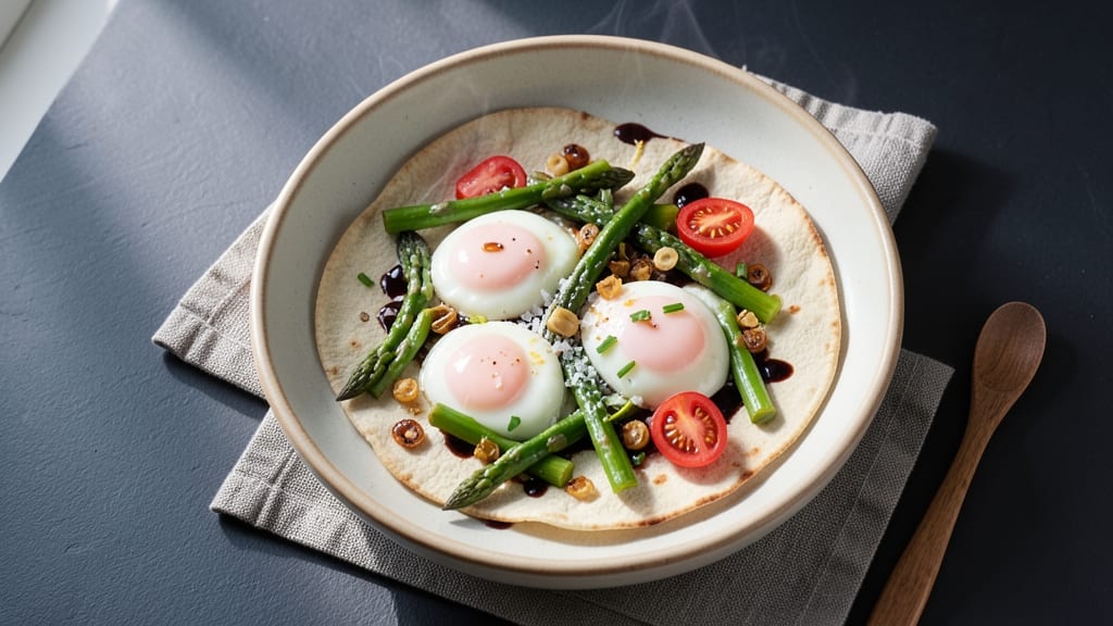 Arpege Egg Recipe: Crispy Tortilla Cups With Foil-Sealed Yolk Brilliance