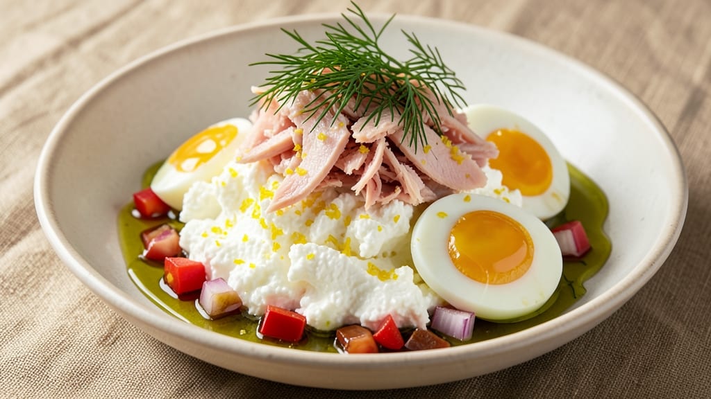 Tuna Egg Cottage Cheese Recipe: Protein-Packed Breakfast Bites in 10 Minutes