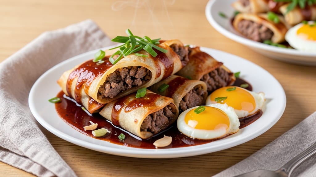 Sonny's Redneck Egg Rolls Recipe: Smoky BBQ Crunch With Runny Yolk Surprise