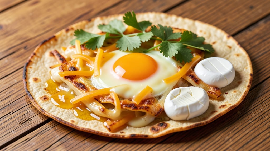 Tortilla Wrap With Egg Filling Recipe: Crispy Shells Hugging Runny Yolk Magic