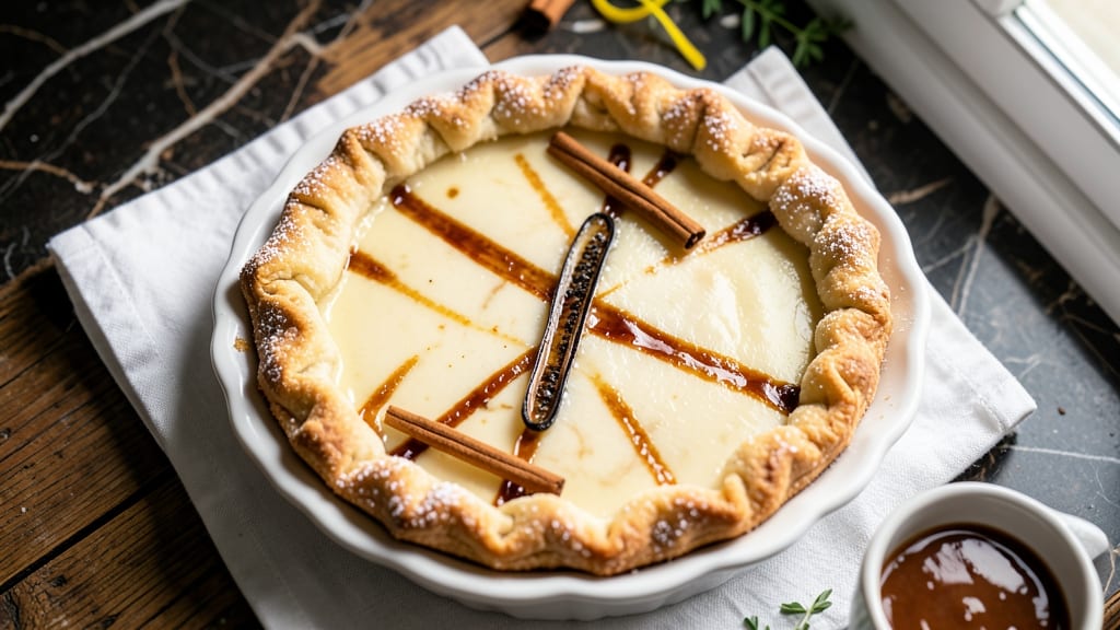 Special Egg Pie Recipe: Crispy Crust With Silky Custard Hearts