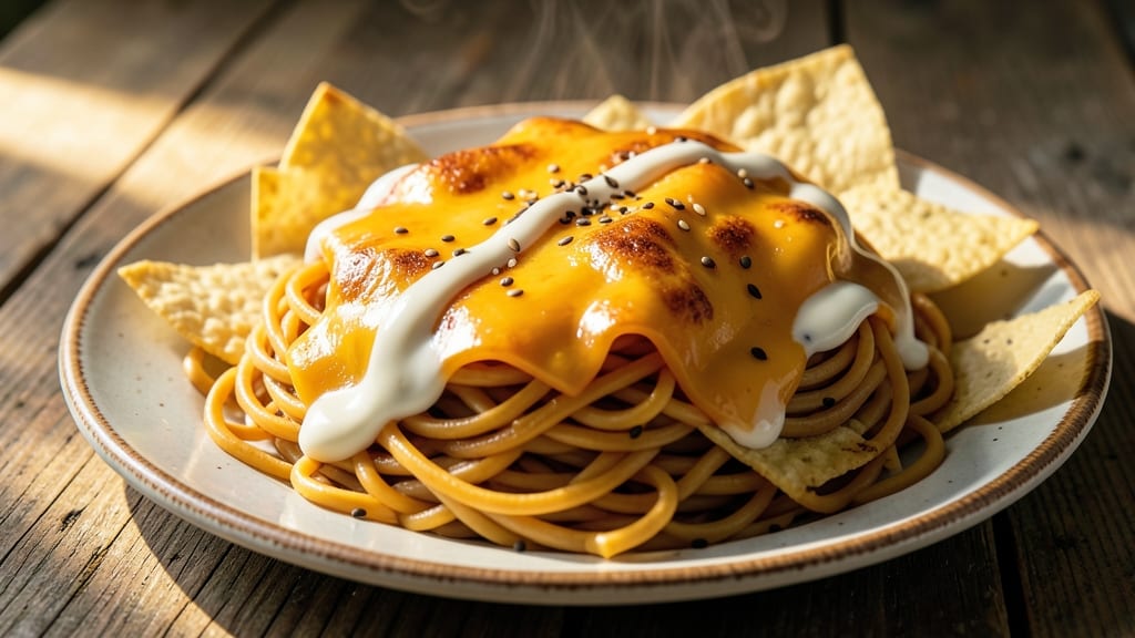 Viral Egg Noodle Recipe: Cheesy Yolk Magic in Crispy Tortilla Cups