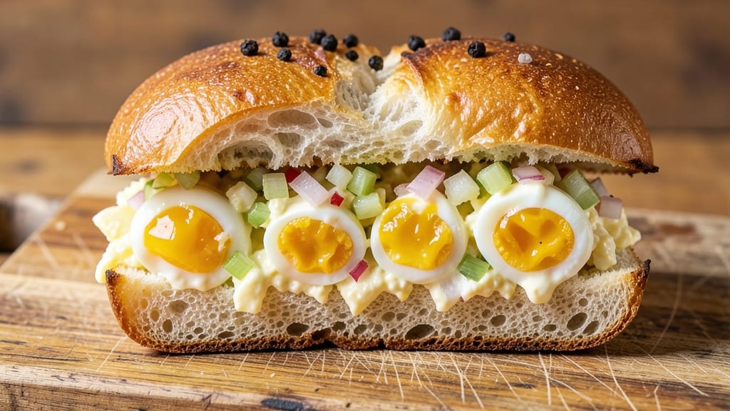 Southern Egg Salad Sandwich Recipe: Crunchy Bread Hugs Creamy Yolk Magic