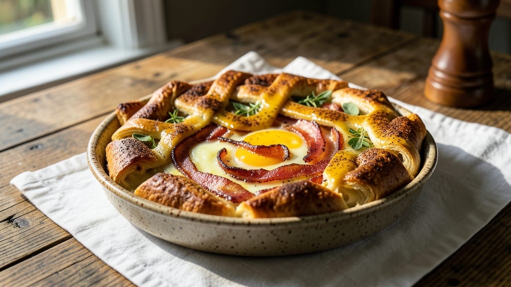Bacon and Egg Pie Recipe New Zealand: Kiwi-Style Savory Crust With Runny Yolk Magic
