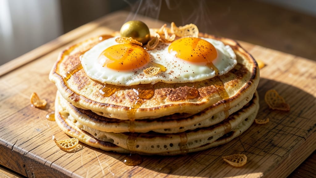 Sweet Potato and Egg Pancake Recipe: Spiced Breakfast Stacks With Runny Yolk Magic