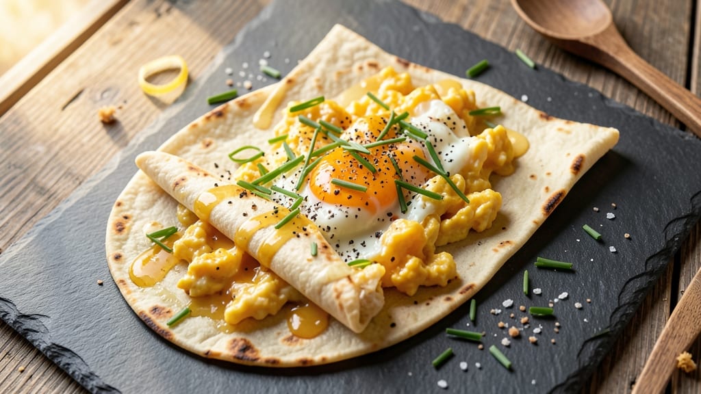 Scrambled Egg Wraps Recipe: Crispy Tortilla Cups With Fluffy Yolk Magic