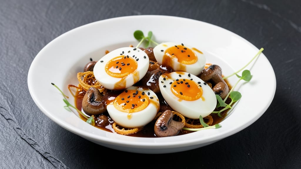 Umami Egg Recipe: Savory Mushroom and Soy-Inspired Yolk Brilliance