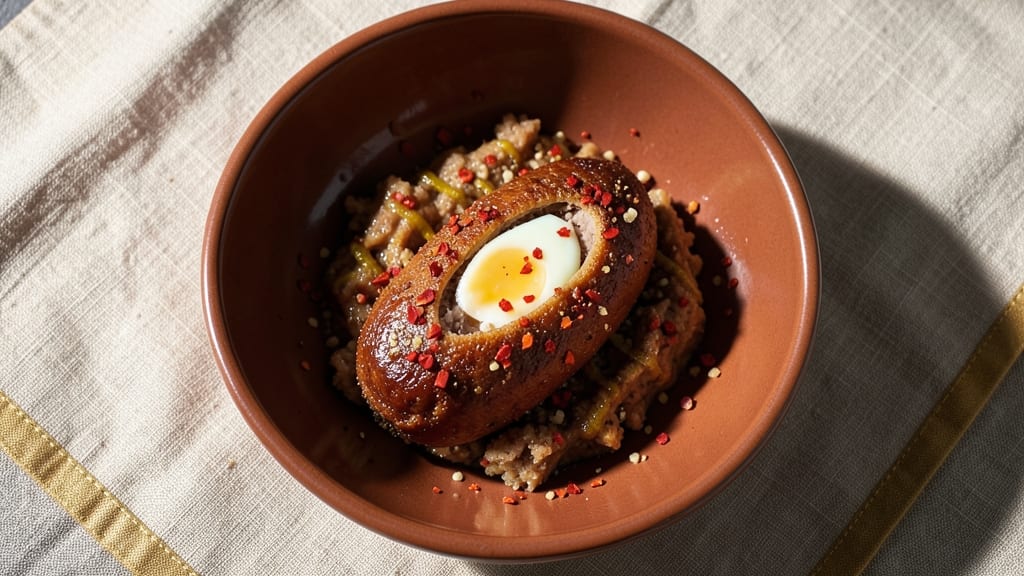Spicy Scotch Eggs Recipe: Crispy Panko Crust with Runny Yolk Heat