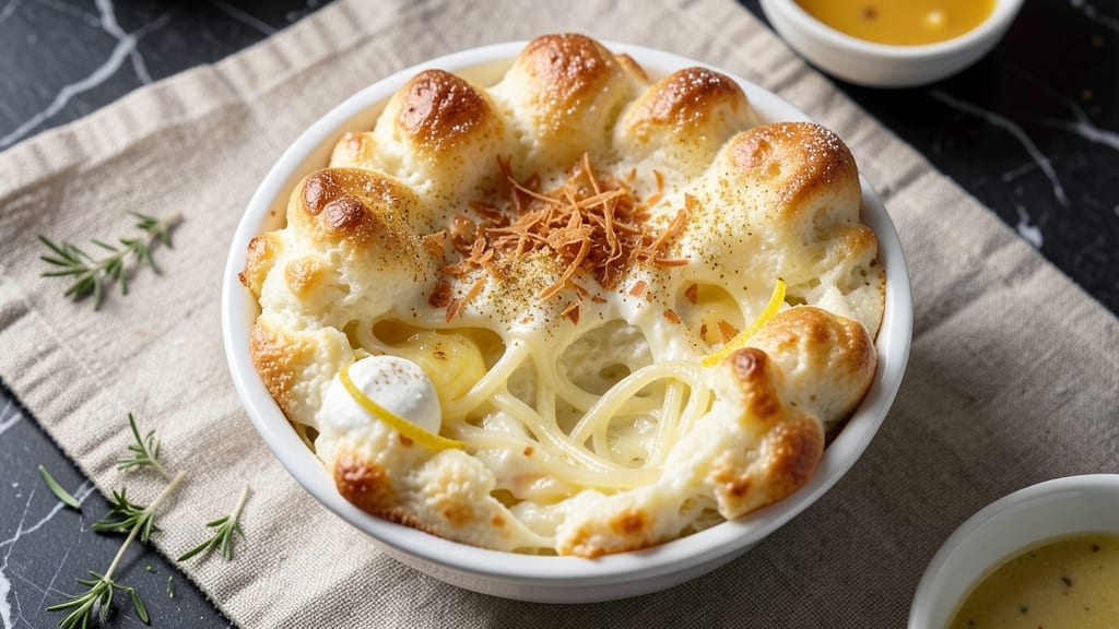 4 Cheese Egg Soufflé Recipe: Light-as-Air Cloud With Gooey Melts